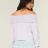 Hollister Comfy Cloud Foldover Off-the-Shoulder Sweater