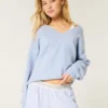 Hollister Comfy Cloud Oversized V-Neck Sweater