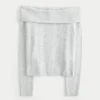 Hollister Comfy Cloud Stitchy Off-the-Shoulder Sweater