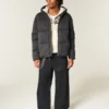 Hollister Feel Good Fleece Puffer Jacket Hollister Feel Good Fleece Puffer Jacket