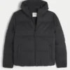 Hollister Feel Good Fleece Puffer Jacket Hollister Feel Good Fleece Puffer Jacket