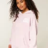 Hollister Feel Good Oversized Logo Graphic Hoodie Hollister Feel Good Oversized Logo Graphic Hoodie