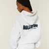 Hollister Feel Good Oversized Logo Graphic Hoodie Hollister Feel Good Oversized Logo Graphic Hoodie