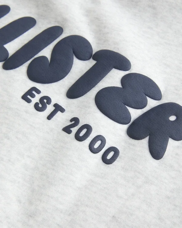 Hollister Feel Good Oversized Logo Graphic Hoodie Hollister Feel Good Oversized Logo Graphic Hoodie
