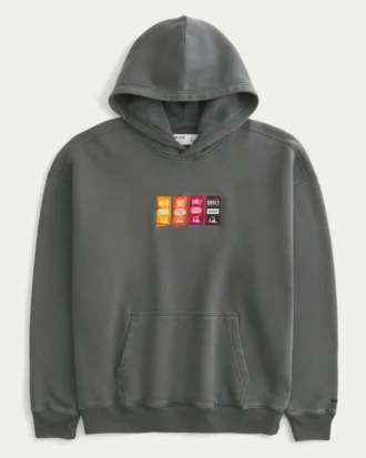 Hollister x Taco Bell Boxy Graphic Hoodie