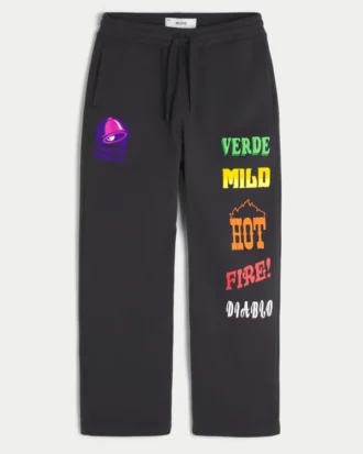 Hollister x Taco Bell Graphic Baggy Sweatpants Hollister x Taco Bell Graphic Baggy Sweatpants