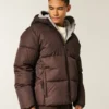 Hooded Faux Fur-Lined Puffer Jacket Hooded Faux Fur-Lined Puffer Jacket