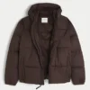 Hooded Faux Fur-Lined Puffer Jacket Hooded Faux Fur-Lined Puffer Jacket