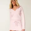 Hooded Long-Sleeve Fleece Dress Hooded Long-Sleeve Fleece Dress
