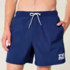 Huntington Beach Graphic Mid-Thigh Volley Swim Trunks