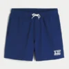 Huntington Beach Graphic Mid-Thigh Volley Swim Trunks