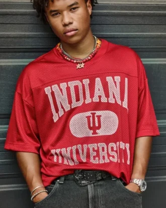Indiana University Hoosiers Graphic Football Jersey