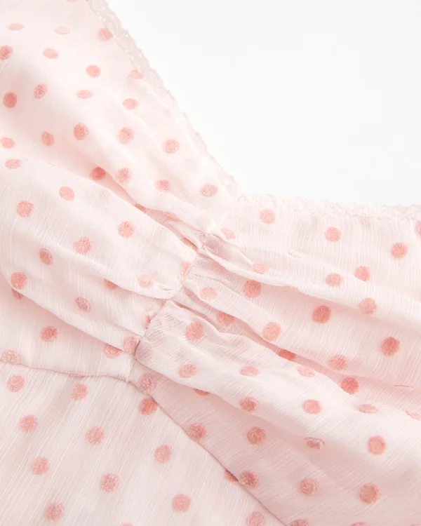 Lace Trim Chiffon Tank Lace Trim Chiffon Tank