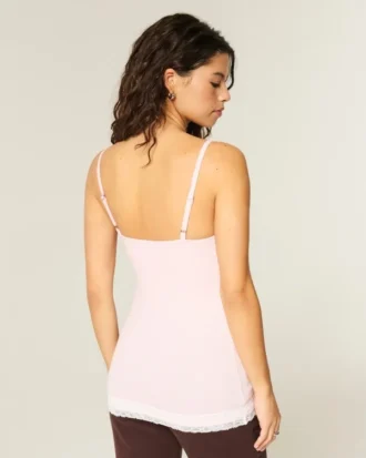 Lace Trim Layering Cami
