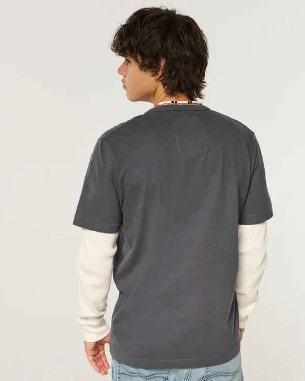 Layered Long-Sleeve Logo Graphic Tee Layered Long-Sleeve Logo Graphic Tee