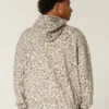 Leopard Print Baggy Cinch Hoodie
