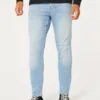 Light Wash Athletic Skinny Jeans Light Wash Athletic Skinny Jeans