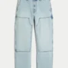 Light Wash Baggy Carpenter Jeans Light Wash Baggy Carpenter Jeans