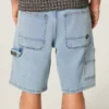 Light Wash Baggy Denim Painter Shorts Light Wash Baggy Denim Painter Shorts