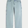 Light Wash Baggy Painter Jeans Light Wash Baggy Painter Jeans