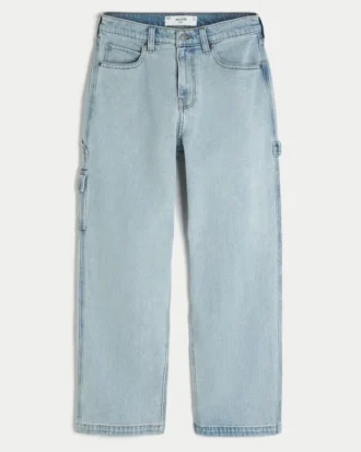Light Wash Baggy Painter Jeans