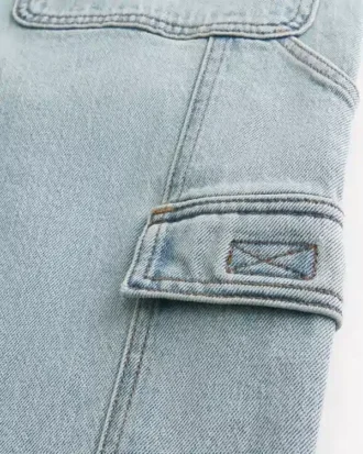 Light Wash Baggy Painter Jeans