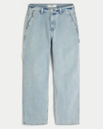 Light Wash Baggy Painter Jeans Light Wash Baggy Painter Jeans