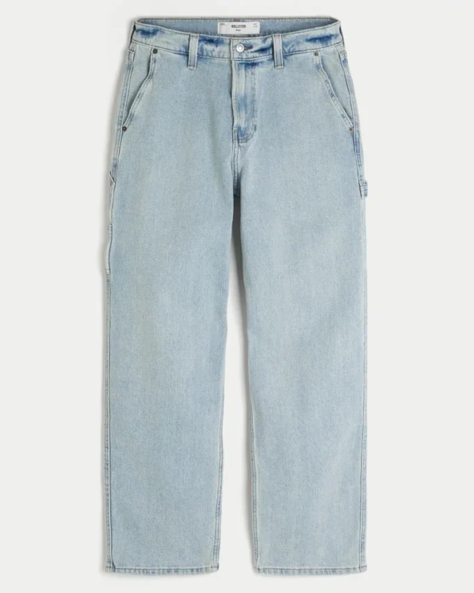 Light Wash Baggy Painter Jeans
