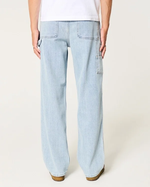 Light Wash Baggy Painter Jeans Light Wash Baggy Painter Jeans
