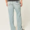 Light Wash Downforce Racing Graphic Loose Jeans Light Wash Downforce Racing Graphic Loose Jeans