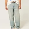 Light Wash Embroidered Dice Skater Baggy Jeans Light Wash Embroidered Dice Skater Baggy Jeans
