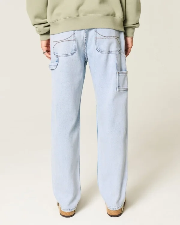 Light Wash Loose Painter Jeans Light Wash Loose Painter Jeans