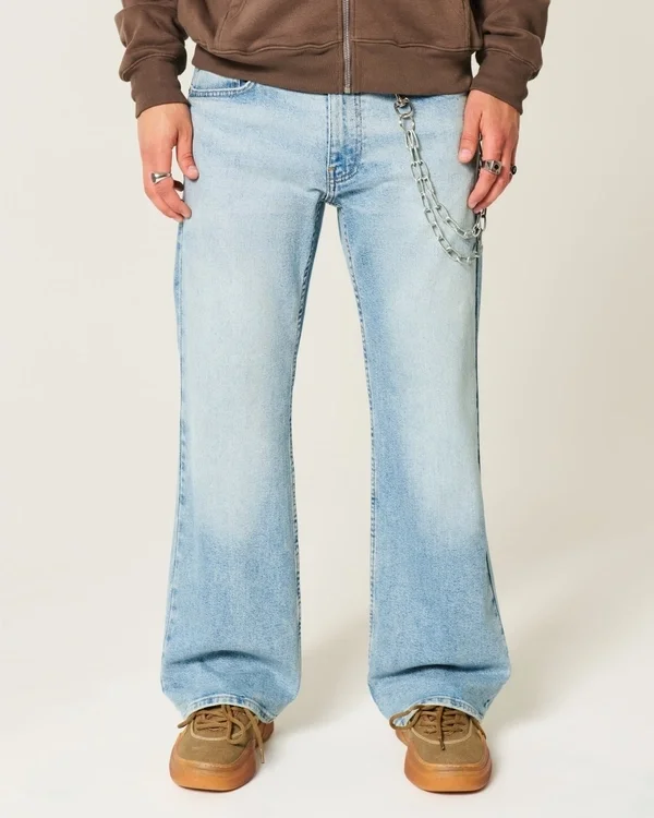 Light Wash Relaxed Bootcut Jeans Light Wash Relaxed Bootcut Jeans