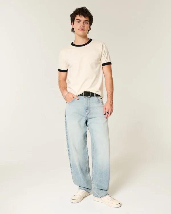 Light Wash Skater Baggy Jeans Light Wash Skater Baggy Jeans