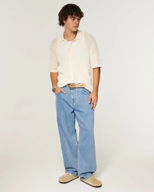 Light Wash Skater Baggy Jeans Light Wash Skater Baggy Jeans