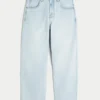 Light Wash Skater Baggy Jeans