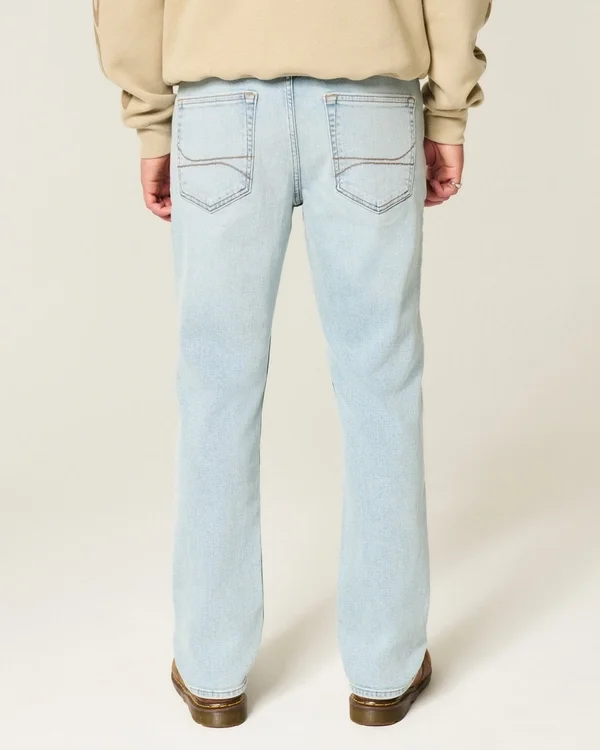 Light Wash Slim Straight Jeans Light Wash Slim Straight Jeans