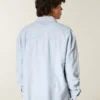 Linen-Blend Button-Through Shirt