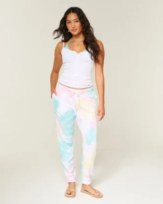 Logo Graphic Wash Effect Terry Joggers Logo Graphic Wash Effect Terry Joggers