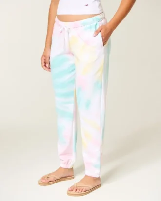 Logo Graphic Wash Effect Terry Joggers Logo Graphic Wash Effect Terry Joggers