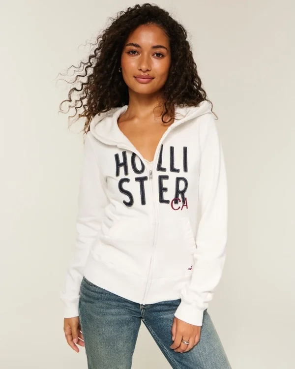 Logo Graphic Zip-Up Hoodie Logo Graphic Zip-Up Hoodie