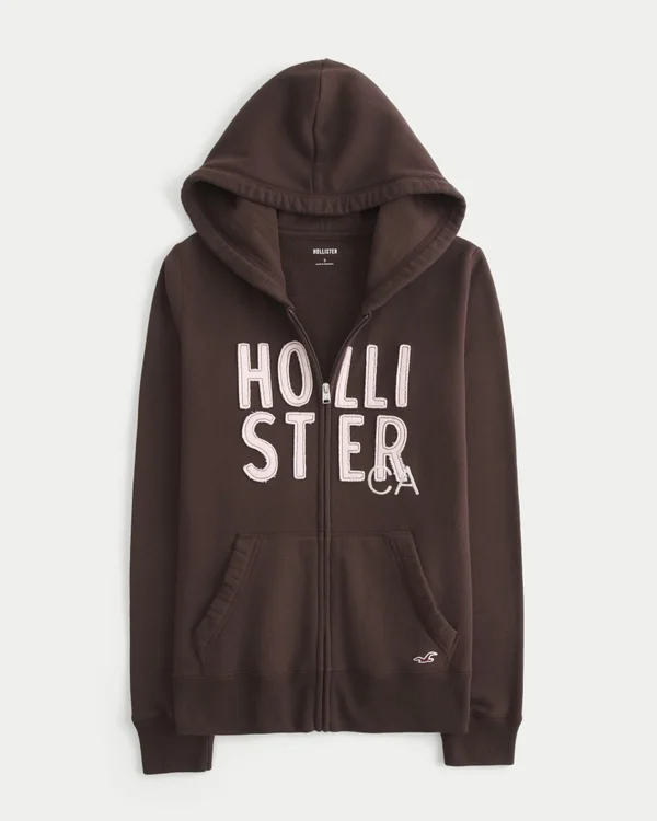 Logo Graphic Zip-Up Hoodie Logo Graphic Zip-Up Hoodie
