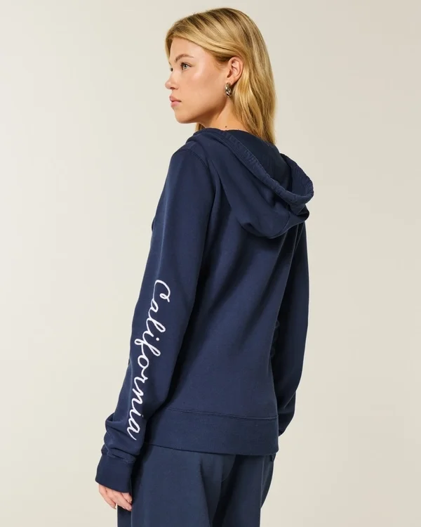 Logo Graphic Zip-Up Hoodie Logo Graphic Zip-Up Hoodie