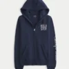 Logo Graphic Zip-Up Hoodie Logo Graphic Zip-Up Hoodie