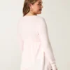 Long-Sleeve Flyaway Babydoll Cardigan