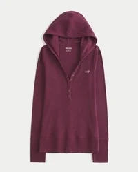 Long-Sleeve Hooded Henley