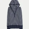 Long-Sleeve Hooded Henley
