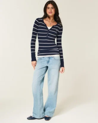 Long-Sleeve Icon Henley