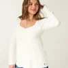 Long-Sleeve Square-Neck Babydoll