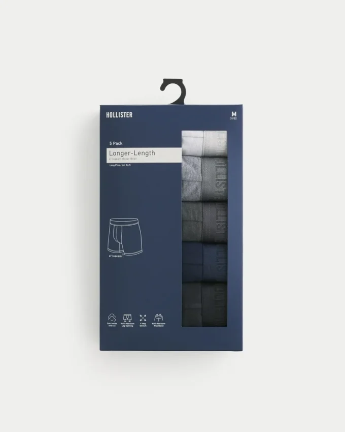 Longer-Length Boxer Brief 5-Pack